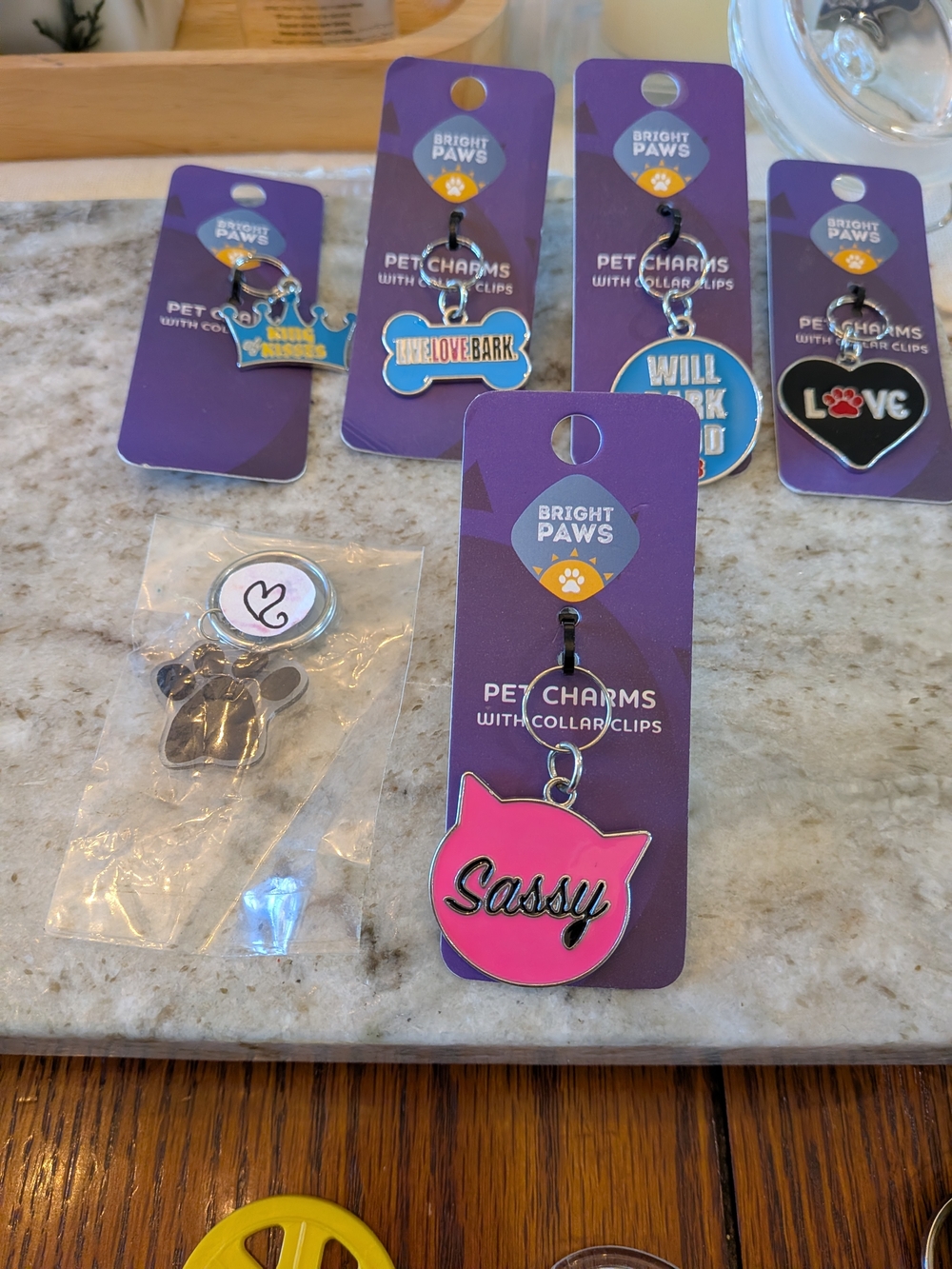Sassy Pink Pet Charm Key/Card Holder